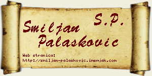 Smiljan Palasković vizit kartica